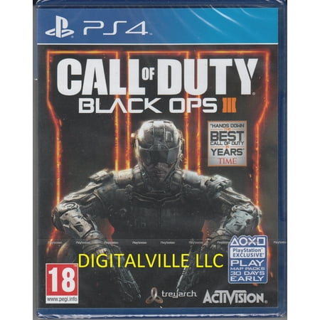 Call of Duty Black Ops III 3 PS4 Brand New factory Sealed with Zombies