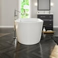 thumbnail image 4 of Eviva Emely Acrylic Tub 60″ Free Standing High-end Bathtub EVTB1014-71WH, 4 of 5