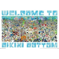 Nickelodeon Spongebob - Every Character Ever 19 Wall Poster, 22.375" x 34"