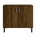 thumbnail image 3 of Castle Place Mid-century Sideboard Buffet Cabinet, Brown, 3 of 9