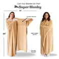 thumbnail image 4 of Manta portátil Super Blanky para mujeres y hombres, color beige, 4 of 8
