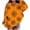 Yellow, variant on HAOTAGS Girls Halloween Tops, Crewneck Gost Printed Relaxed Long-Sleeve Sweatshirt Khaki Size 5T
