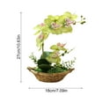 thumbnail image 3 of Spring Flowers Artificial for Decoration Elegant Faux Orchid Plant in Pot for Home Decor Table Centerpieces, Artificial Flower Arrangements with Ceramic Vase for Wedding & Diy Decor Harlik, 3 of 5