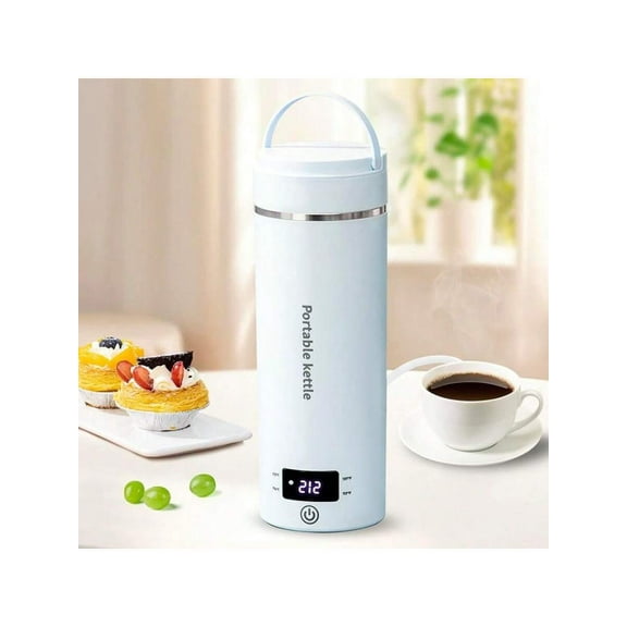 Travel Kettle Portable Kettle,Small Hot Boiler With 4 Temperature Settings,304 Stainless Steel,Fast Boiling With Auto Shut-Off And Boil Dry,400ml (Beige, 400ML)