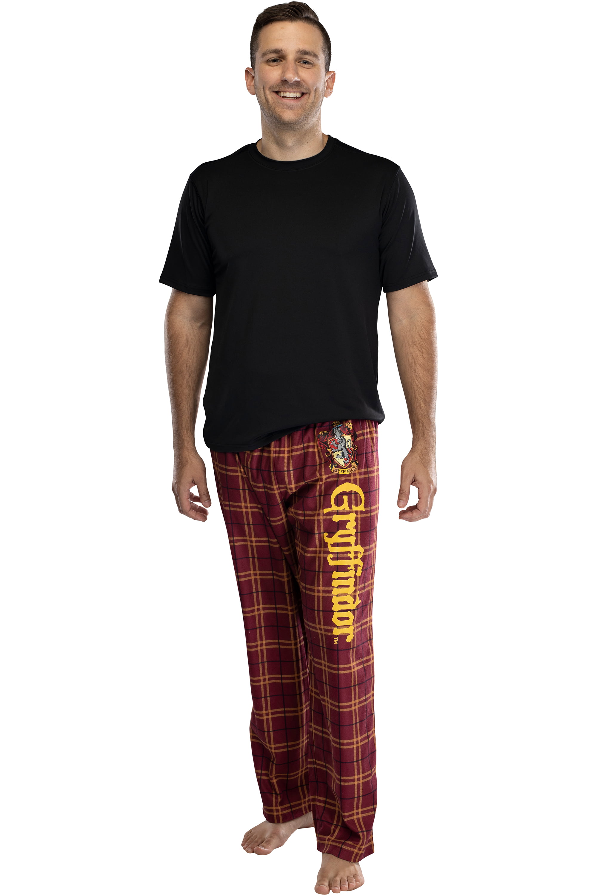 Harry Potter Gryffindor House Crest Print Mens Loungewear Lounge Pants Gift 