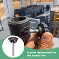 thumbnail image 5 of Uxcell 4-Pack Star Clamping Knobs, M8x55mm Male Thread Hand Tightening Screw Machine Handle Replacement [39mm, Black], 5 of 7