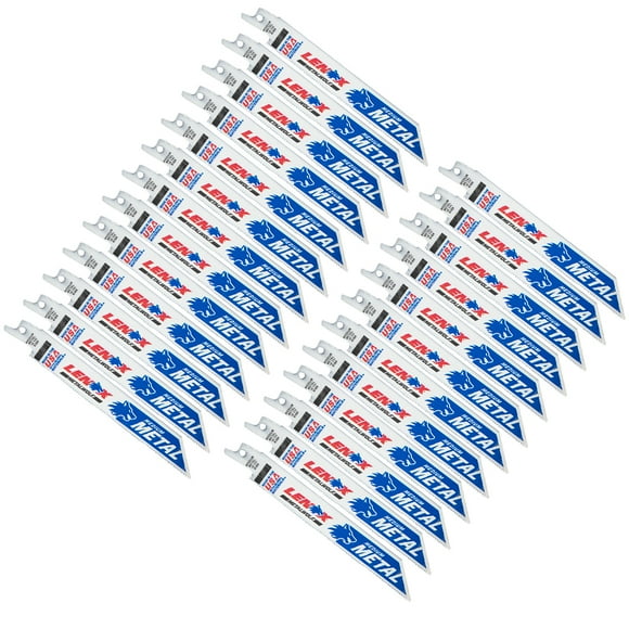 ( 25 piezas ) Segueta Sable Bimetalica Lenox 810R 8 x 3/4 Plgs (10 DPP)
