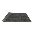 thumbnail image 2 of Ahgly Company Indoor Round Abstract Gray Modern Area Rugs, 8' Round, 2 of 4