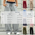 thumbnail image 2 of Guluxicc Women's Sweat Pants with Pockets Elastic Waist Drawstring Long Wide Leg Trousers for Everyday Fall Winter, 2 of 6