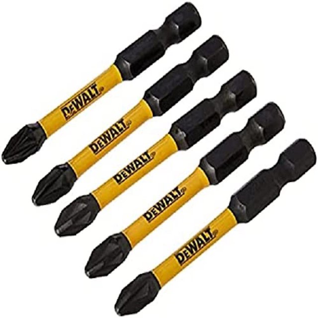 Juego de brocas de torsión DEWALT DT7998T-QZ a prueba de golpes Ph2 50 mm (5 unidades)