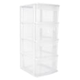 thumbnail image 2 of Caja Plástico Organizadora Prinsel Cajonera 4 Cajones 8490 83*39*35cm blanco, 2 of 2