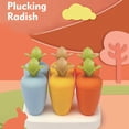 thumbnail image 4 of Reusable Plastic Ice Cream Mold for Creative Carrot Shape Easy to Clean DIY Teething Mini Popsicles for Toddler Kids Gif, 4 of 4