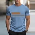 thumbnail image 2 of Camisetas de Manga Larga para Hombres, Camiseta Deportiva de Impresión Casual de Nueva Moda, Blusa de Cuello Redondo de Manga Corta, 2 of 5