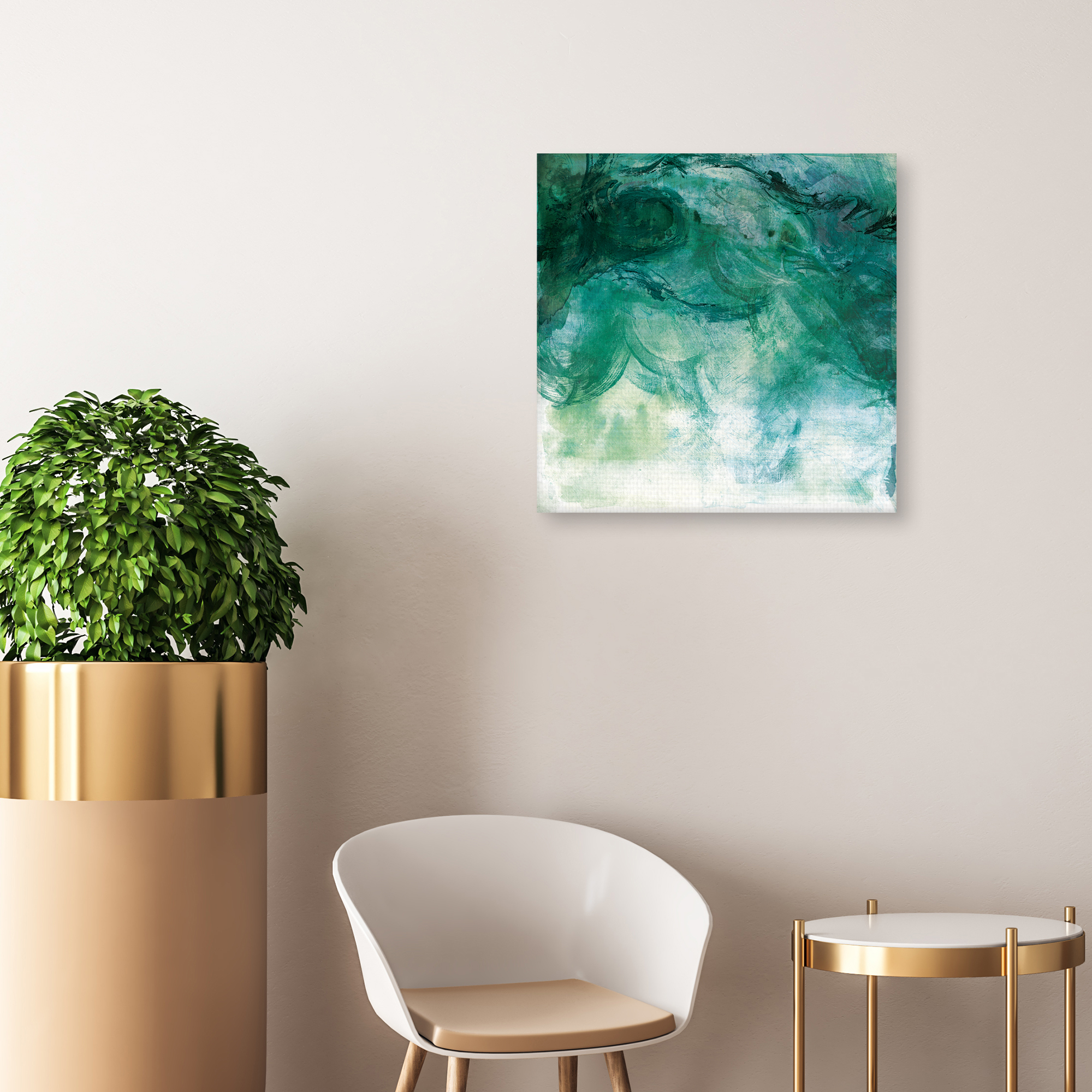 Mirrored Surface by Willowbrook Fine Art Canvas Art Print