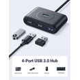 thumbnail image 3 of Hub USB 3.0 UGREEN Adaptador USB a 4 USB 3.0 5Gbps y PD hasta 1m, 3 of 5