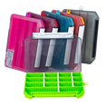 thumbnail image 1 of LNGOOR Large Capacity Lure Bait Storage Box - Portable Fishing Tackle Organizer with Removable Insert and Hooks, 1 of 7
