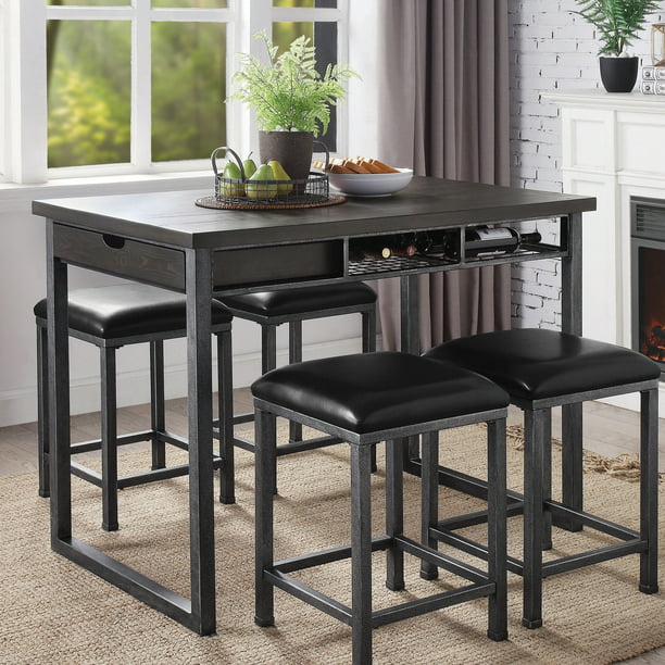 Carbon Loft Mezzo Counter Height Dining Table with Storage - Walmart.com - Walmart.com