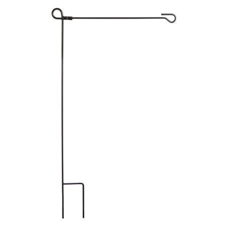 Evergreen Metal Garden Flag Stand with Foldable Arm
