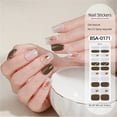 thumbnail image 6 of Christmas Style Gel Nail Wraps Self Adhesive Nail Stickers for Home Manicure, 6 of 21