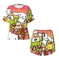 thumbnail image 4 of Lsque Sanrio Women's Short-Sleeved Pajama Set - 2 Piece Soft and Lightweight Sleepwear Set-Medium, 4 of 9