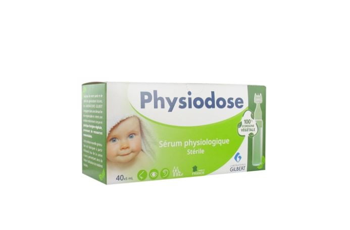 Baby Physiodose Single Doses Physiological Serum Gilbert Sterile Pack Of 40 Dose 