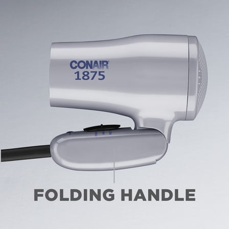 Conair 1875W Folding Handle Compact Styler - Silver