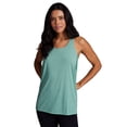 thumbnail image 2 of RBX Active Women's Twist Back Soft Relaxed Tank Top Tunic, 2 of 4