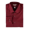 thumbnail image 1 of Camisa de Vestir Van Heusen Hombre Resistente a las Arrugas Color Burdeos 17, 1 of 2