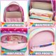 thumbnail image 5 of Mochila enrollable Meetbelify Unicorn para niñas con lonchera, 5 of 6