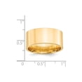 thumbnail image 3 of Solid 14k Yellow Gold Big Heavy 10mm Standard Flat Comfort Fit Wedding Band Size 11.5, 3 of 3