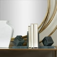 thumbnail image 3 of CosmoLiving by Cosmopolitan 7" Orb 10 lbs Green Marble Bookends (Set of 2), 3 of 8