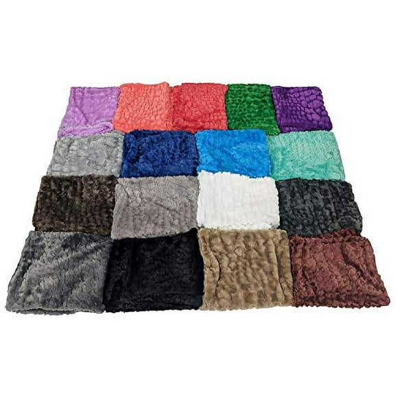 Quality Plush Body Pillow Cover - Fuzzy Pillowcase Covers fit 54 Inches, 60 Inches, 72 Inches with Zipper Enclosure in Stylish Colors