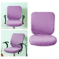 thumbnail image 2 of Langgg Computer Chair Cover Swivel Chair Cover for Rotating Chair Purple, 2 of 8