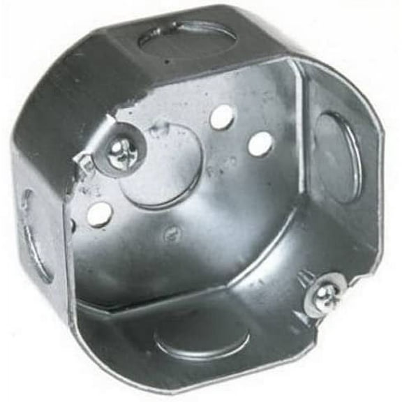 Raco Incorporated 454942 Deep Steel Octagon Box, 3-1/2 by 1-1/2-Inch