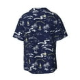 thumbnail image 2 of Haiem Hawaiian Style Men's Casual Shirts Short Sleeve Button Down Shirts Fashion Textured Summer Beach Shirt-4X-Large, 2 of 7