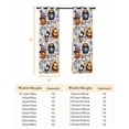 thumbnail image 6 of Fsddascl Halloween Blackout Curtains for Bedroom/Living Room, Thermal Insulated Kitchen Curtains, Skeleton Candy Cane Pumpkin Cute Ghost Grommet Darkening Window Treatment Drapes 52"x63"x2, 6 of 6