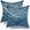 Blue Silver, variant on Coral Starfish Summer Throw Pillow Cover 20x20 Inch Pack of 2 Summer Beach Sea Star Cushion Pillow Case Square Cotton Nautical Coastal Pillowcase for Party Bed Sofa Home Car Bedroom Outdoor