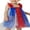 Multicolor, variant on 4th of July Toddler Baby Girl Dress Multicolour Sequin Star Dress Sleeveless Suspender Tulle Dress