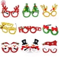 thumbnail image 1 of Gafas de Navidad con purpurina NQ Accesorios de decoración navideña estilo aleatorio, 1 of 5