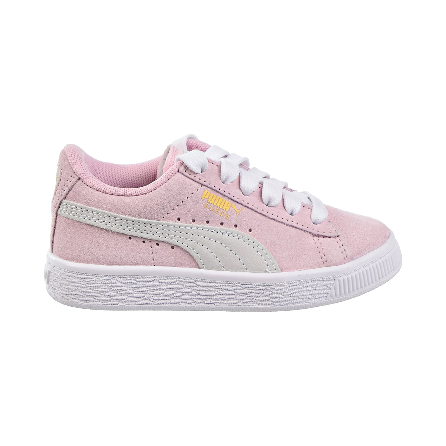 puma shoes pink and white