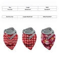 thumbnail image 3 of Bufanda De Navidad Cosy Warm Bufanda De Navidad Copos De Nieve Impreso Bufanda Botón Bufanda Otoño Invierno Bufanda Navidad Año Nuevo Regalo Guardurnaity AP007677-01, 3 of 6