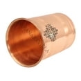 thumbnail image 2 of Indian Art Villa Luxury Copper Water Glass 5 oz - Sophisticated Drinkware, Set of 6, 2 of 3