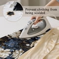 thumbnail image 5 of ZIATUBLES Vintage Peony Flower Print Portable Travel Ironing Board Alternative Mat Lightweight Foldable Ironing Pad Blanket for Washer Dryer Tabletop, 31.5" x 19.6", 5 of 7