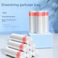 thumbnail image 1 of Bolsa de basura con cordón, gruesa, para uso doméstico, con cordón de plástico, portátil, automática, con cordón para el cuello, 1 of 4