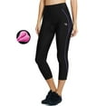 thumbnail image 1 of BALEAF Women's 3D Padded Cycling Pants Bike Shorts Leggings Capris Breathable 3/4 Tights UPF 50+ Purple Line Size M, 1 of 6