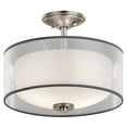 thumbnail image 2 of Kichler 43154AP Tallie 13.25" 2 Light Semi Flush Light in Antique Pewter, 2 of 2