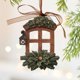 thumbnail image 4 of Adornos navideños colgantes para el árbol, ideales para escaparates. Elegantes adornos de cristal acrílico con marco metálico plegable. Perfectos para la decoración del hogar, la oficina o, 4 of 9