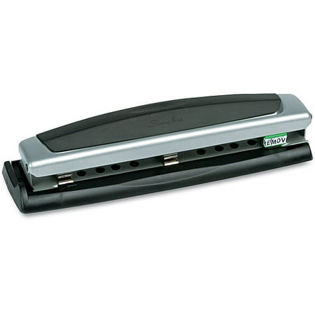 Swingline Precision Pro Desktop Punch, 2-3 Holes, Adj Centers, 10 Sheets