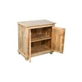 thumbnail image 2 of Jenna 2-Door Solid Wood Nightstand With Storage Shelf in Natural Finish, 2 of 3