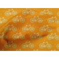 thumbnail image 4 of oneOone Organic Cotton Voile Fabric Dot & Bicycle Block Printed Fabric 1 Yard 42 Inch Wide, 4 of 4
